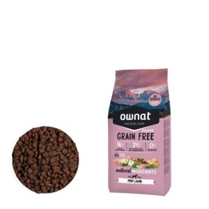 Krmivo - granule pre psov, Pre citlivých psov - sensitiv, Pre dospelých psov, Psy - OWNAT GF PRIME DOG Mini Lamb 400g