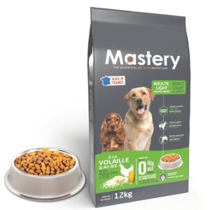 Krmivo - granule pre psov, Pre seniorov a obéznych psov, Psy - Mastery DOG Adult Light, 12kg
