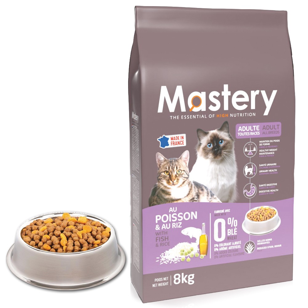 Mastery Cat Adult With Fish 8Kg Mastery CAT Adult with Fish 8kg