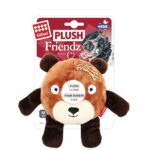 GiGwi Plush Friendz medvěd s gumovým kroužkem