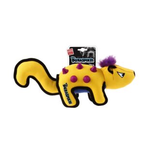 Hračky pre psa, Psy, Textilné a plyšové hračky - GiGwi Duraspikes textilný mýval žltý