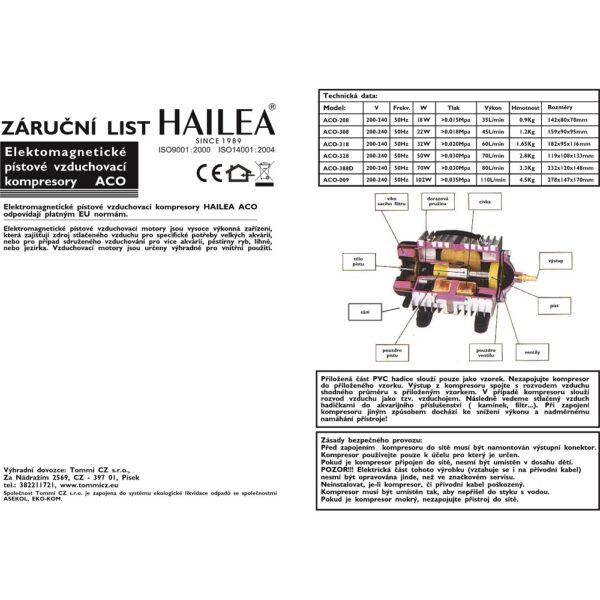 Elektromagnetický kompresor ACO-208 – Obrázok 2