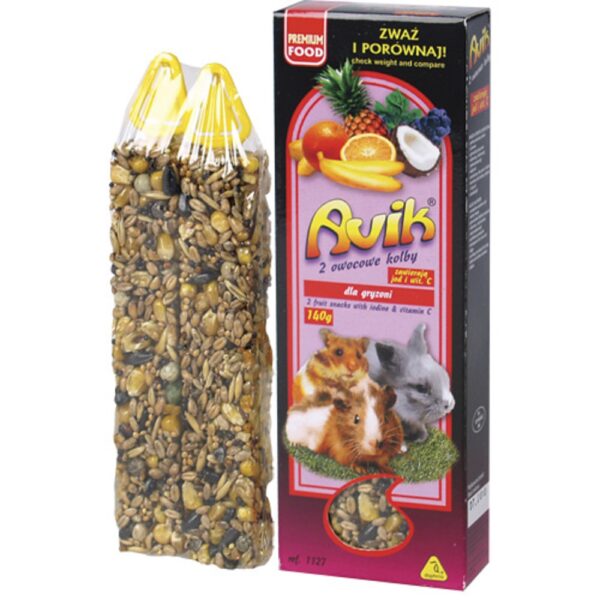 Avik tyčinka pro hlodavce - ovoce