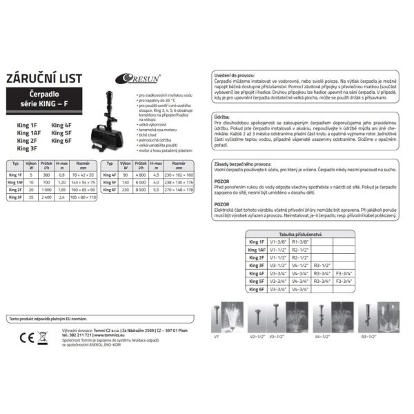Fontána King 3F – Obrázok 2
