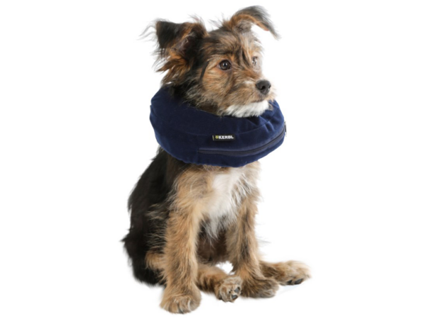 Nafukovací ochranný golier pre psov KERBL 80834 SURGICAL COLLAR, 18-30 cm, modrá – Obrázok 4