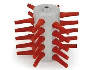 Šklbačka hydiny - šklbací valec RIVER SYSTEMS PIUMINA 46148110 - 30 šklbacích prstov, určené na sliepky, husi, kačice, morky