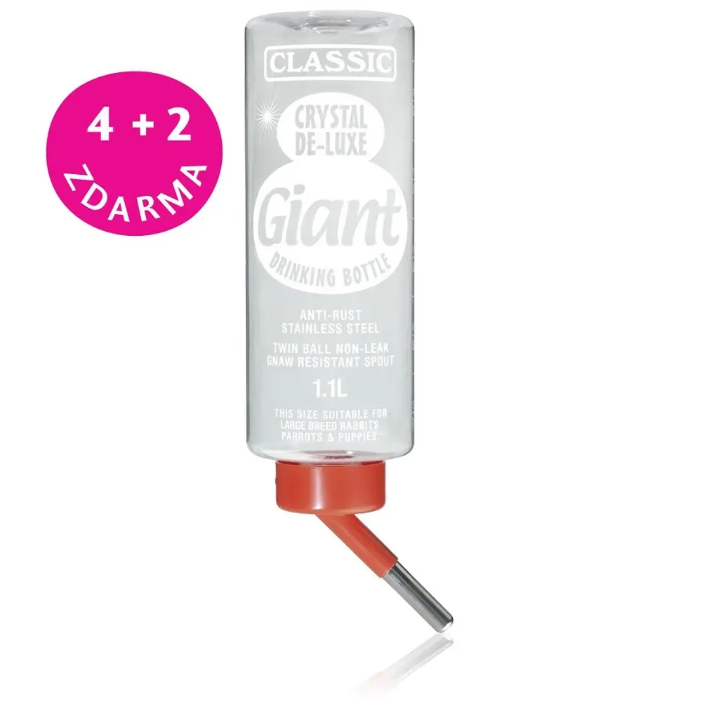 Set Napáječka Crystal 1100 Ml 4+2 Zdarma SET Napáječka Crystal 1100 ml 4+2 ZDARMA