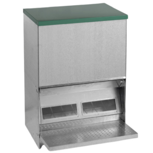 Nášľapné krmítko pre sliepky pozinkované GAUN 11295 - 40 kg