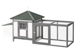 Kurín pre sliepky PAWHUT D51-092GY