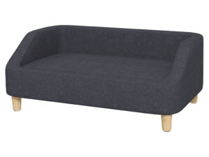 Pelechy, podložky a deky, Pohovky pre psov, Psy - Pohovka pre psov PAWHUT D04-183CG, tmavo šedá, 95x63x39 cm