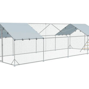 Výbeh pre hydinu s bidlom PAWHUT D51-436V03SR