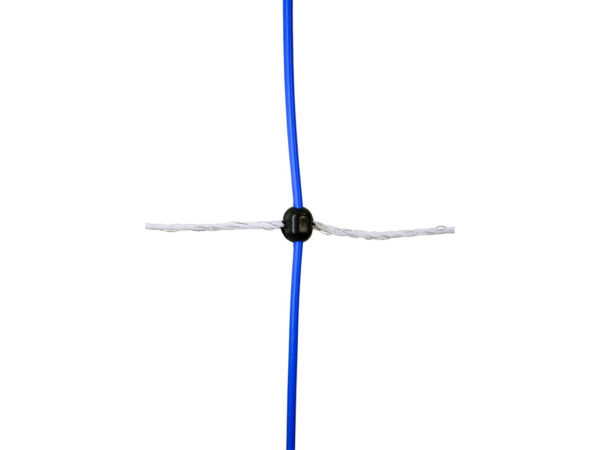 Vodivá ohradníková sieť proti vlkom KERBL 27380 TITANNET 145 cm x 50 m / 2 hroty, bielomodrá – Obrázok 4