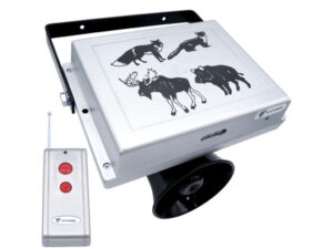 Zvukový odpudzovač divokej zveri VIANO OZ-1 - napájanie cez 12V adaptér v balení