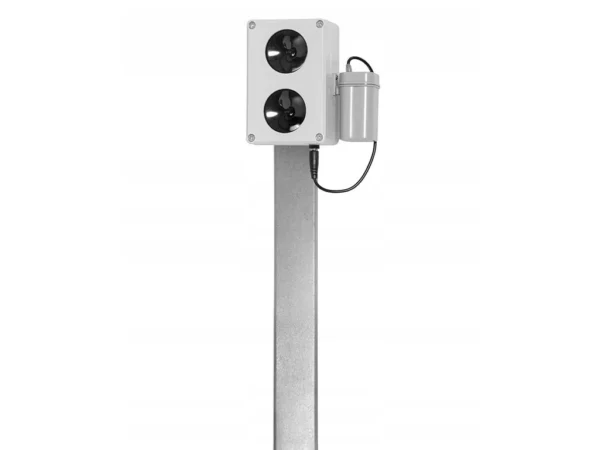 Vodotesný, ultrazvukový plašič na kuny, myši a potkany DRAGON ULTRASONIC CH200 - napájanie na batérie 4xAA – Obrázok 2