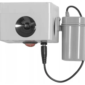Priestorový, vodotesný, ultrazvukový plašič na kuny, myši a potkany DRAGON ULTRASONIC CH360 - napájanie na batérie 4xAA