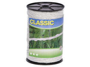 Novinky - Ohradníkové lanko KERBL 449112 CLASSIC 500m, 6 x 0,20mm Niro, biela