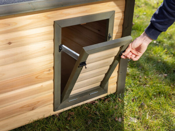 Domček pre kačky, husi KERBL 81739 DUCK TOWN XL 115x77x67 – Obrázok 4