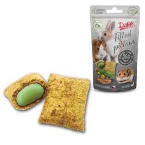 Hlodavce, Snacky, Tyčinky a pochúťky pre hlodavce - Plněné polštářky bylinky, 40g