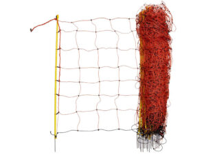 Novinky - Sieť pre elektrický ohradník pre ovce KERBL 27902 108 cm x 50 m / 1 hrot, oranžová