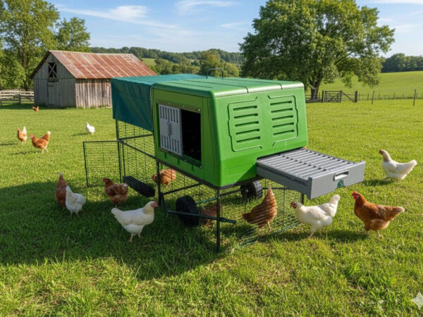 Mobilný kurín pre sliepky GAUN 10370 THE EGG CHALET – Obrázok 2