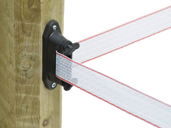 Rohový izolátor pre elektrický ohradník KERBL 44350 PROFI, na 2 skrutky – Obrázok 3