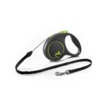 flexi Black Design S lanko 5m/12kg zelená