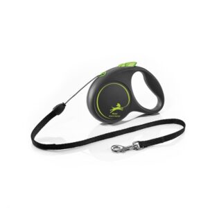 flexi Black Design S lanko 5m/12kg zelená