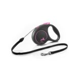 flexi Black Design S lanko 5m/12kg růžová