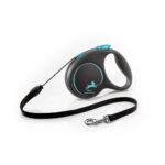 flexi Black Design M lanko 5m/20kg modrá