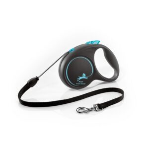 flexi Black Design M lanko 5m/20kg modrá