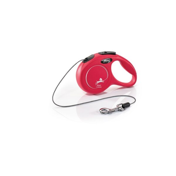 flexi Classic XS lanko 3m/8kg červená