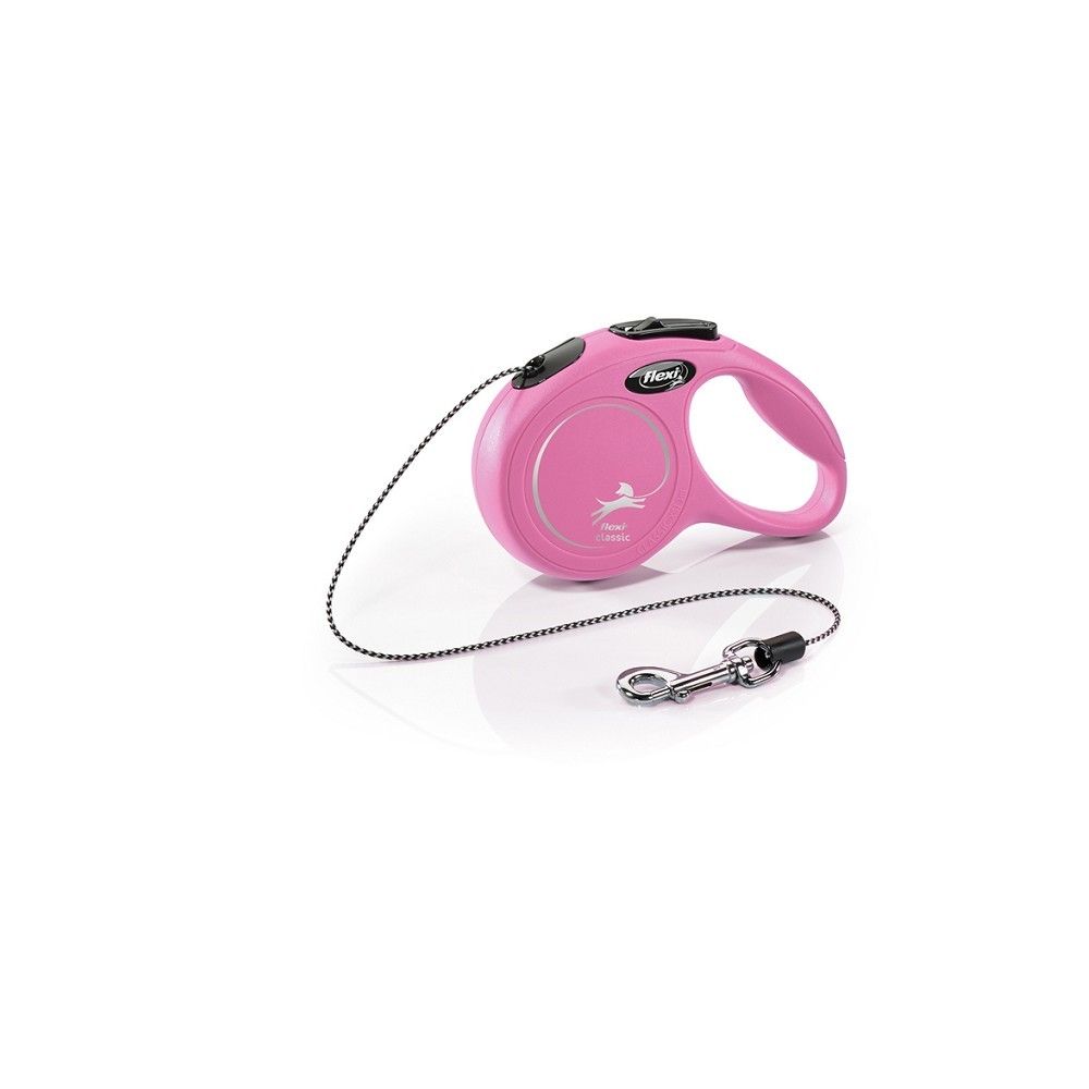 Flexi Classic Xs Lanko 3M/8Kg Růžová flexi Classic XS lanko 3m/8kg růžová