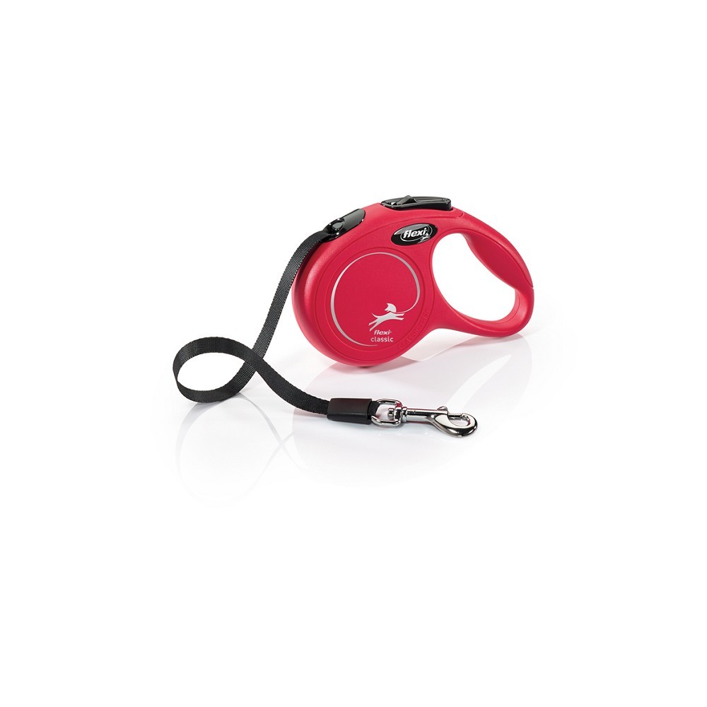 Flexi Classic Xs Pásek 3M/12Kg Červená flexi Classic XS pásek 3m/12kg červená