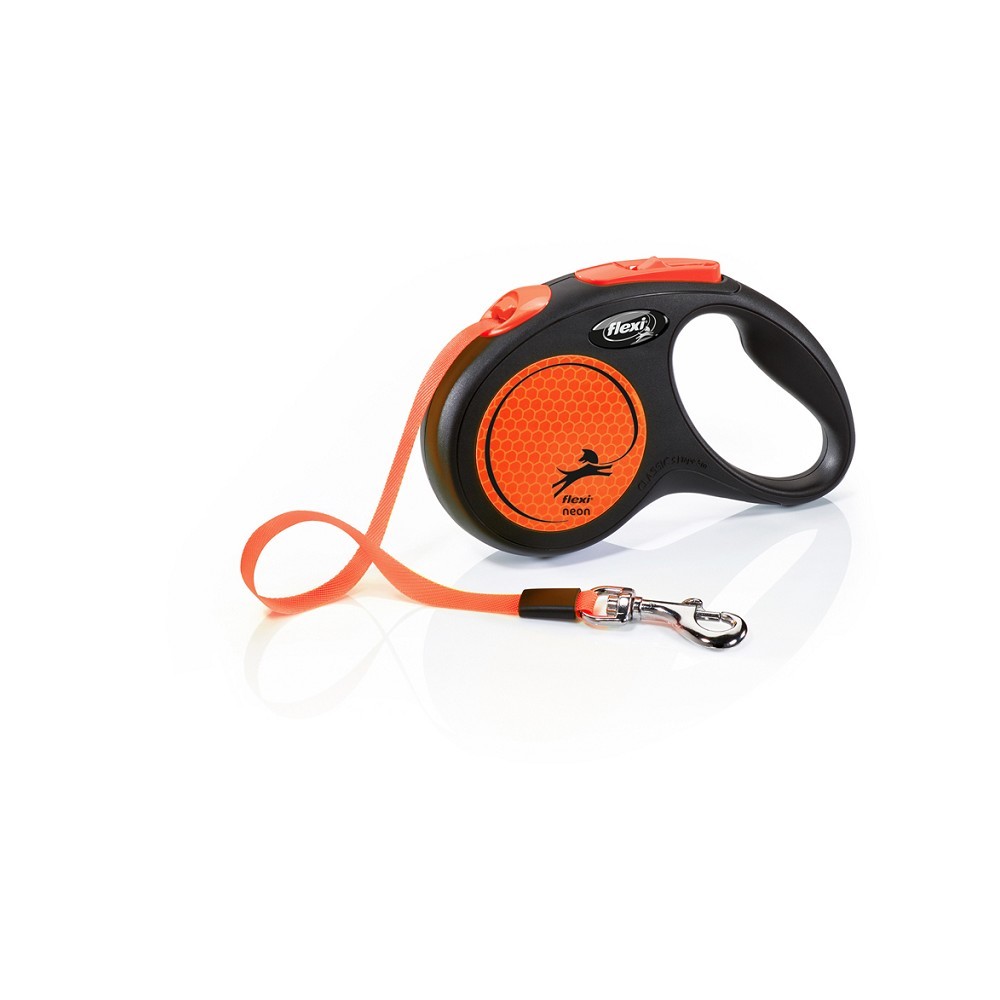Flexi Neon S Pásek 5M/15Kg Oranžová flexi Neon S pásek 5m/15kg oranžová