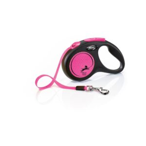 flexi Neon S pásek 5m/15kg růžová
