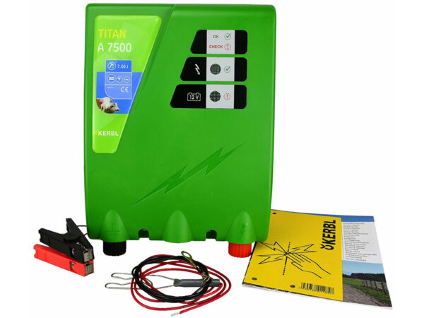 Akumulátorový zdroj pre elektrický ohradník KERBL 392527 TITAN A 7500 – Obrázok 4