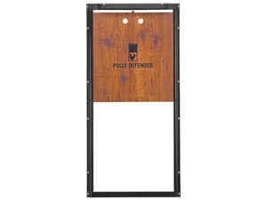 Automatické dvierka na kurín, Automatické dvierka na kurín Polly, BRAVSON, Dvierka na kurín, Potreby pre hydinu - Bezpečnostné dvierka s poistkou ku kurínu POLLY DEFENDER 26x29 cm
